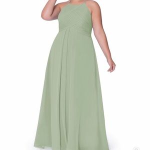 Azazie Ginger dusty sage